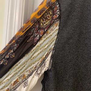 FREE PEOPLE sweater with detailed sleeves